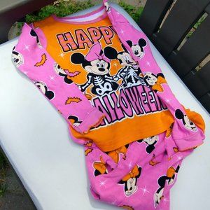 Mickey  Minnie Halloween Pajamas Set 5T